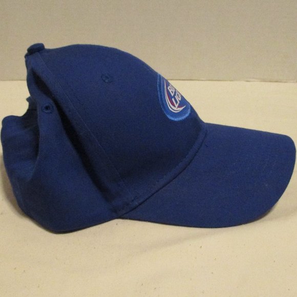 Bud Light Beer Blue White Adjustable Back Graphic Travel Vacation Party Hat - Picture 5 of 7
